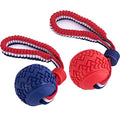 Dog Ball with Rope Toy,Ball on Rope Dog Chew Toys