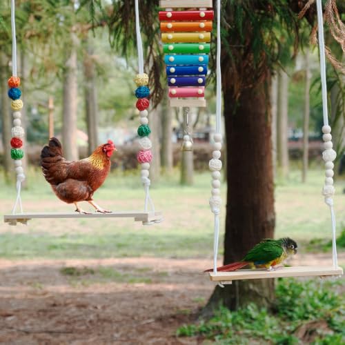 Chicken Swing Toy Chicken Coop Accessories Bird Swings