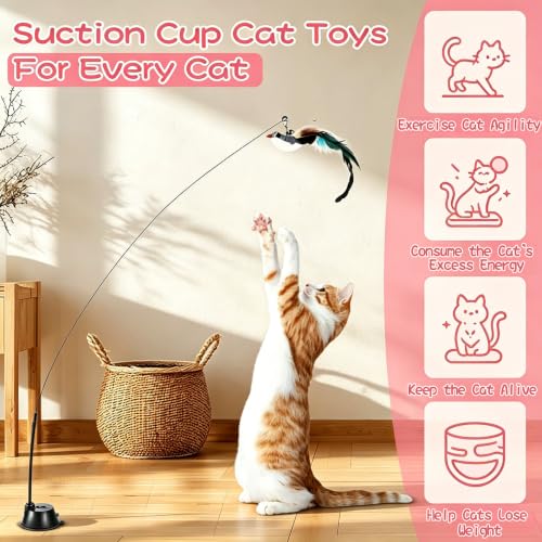 Interactive Bird Simulation Cat Toy Set