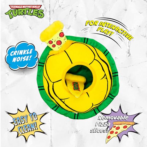 Teenage Mutant Ninja Turtles, Plush Nesting Toys for Dogs, Pizza - style: Turtle Shell