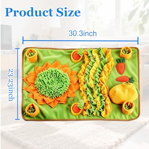 Sunflower Pet Snuffle Mat for Dogs & Cats Non-Slip Interactive Foraging Pad