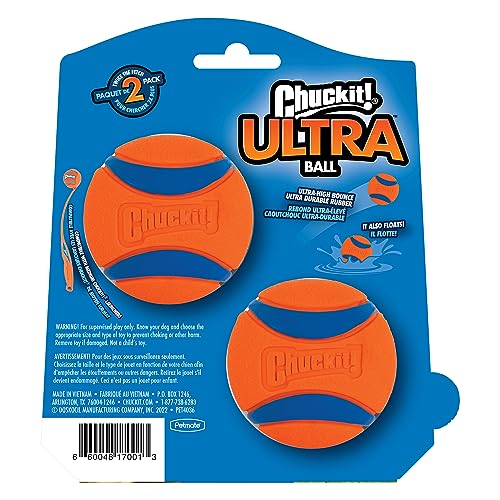 Chuckit! Ultra Ball Dog Toy - Medium Bouncy Fetch Balls for Dogs 20-60 lbs - Made from Durable Rubber - Floating Water Pet Toys - Size Medium - 2.5-inch Diameter - Pack of 48 - size: Medium (Pack of 12), style: Medium (4 Pack)