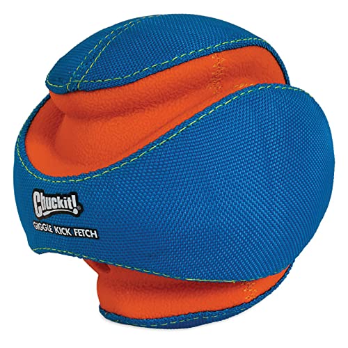 ChuckIt! Kick Fetch Dog Toy Ball With Giggle Sounds, Small - size: Small, style: Giggle