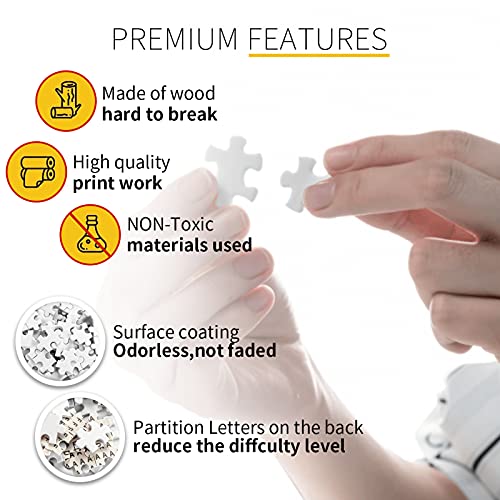 WZVZGZ A Shih Tzu House Rules for Fan Dog 500 Piece Format Jigsaw Puzzle Adults Kids - Childhood Education Wooden Cartoon Toys