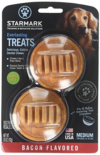 Starmark Everlasting Dental Chew, Bacon Flavored, Medium, 8 Count - size: 3.5 Ounce (Pack of 8)