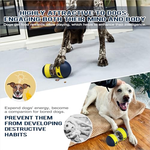 TLKNG Dog Enrichment Toy, Treat Dispenser Ball for Medium/Large Dogs - size: Extra Large