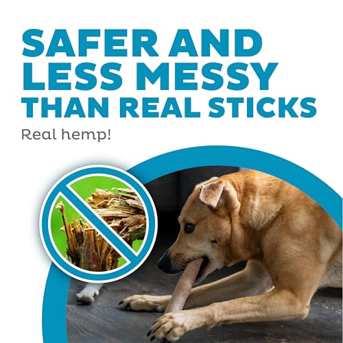 Dogwood Calming Stick Dog Chew Toy, Medium, 7.5", 2-Pack - color: Dogwood & Calming