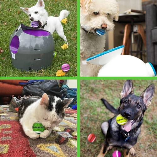 X-Small Dog Tennis Balls Dog Toys Ball 1.72" Pack of 12, Fit Ball Launchers - color: 6 Colors tennis balls