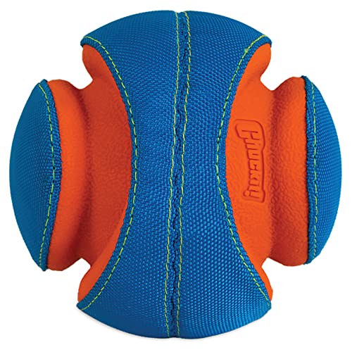 ChuckIt! Kick Fetch Dog Toy Ball With Giggle Sounds, Small - size: Small, style: Giggle