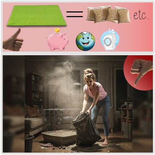 Fleece Cage Liner for Guinea Pigs and Rabbits