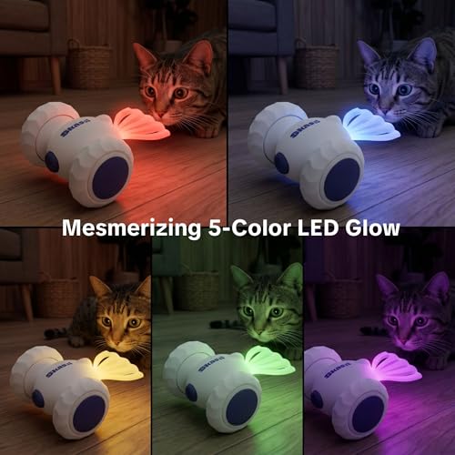 Interactive Cat Toys, Puppy Dog Toys - color: White