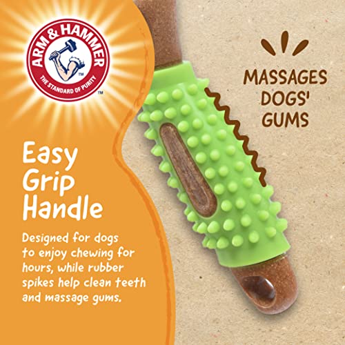 Arm & Hammer Chew Tools Compressed Wood Wrench Dog Chew Toy, 8 in - color: Wrench, size: 8 Inch
