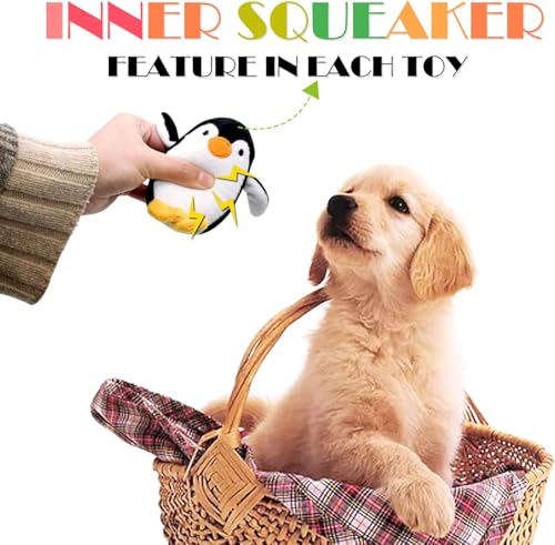 SHARLOVY Dog Squeaky Toys for Small Dogs, Pack 12 - color: Assorted 12 Pack, size: Small