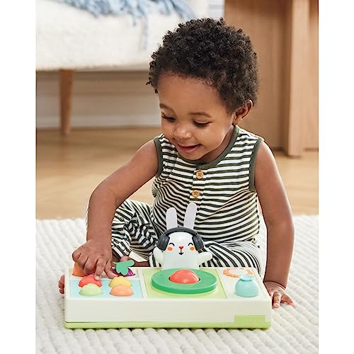 Skip Hop Baby Musical DJ Set Toy with Lights, Songs, Sound Effects, and Soft Textures, Farmstand Let The Beet Drop DJ Set - color: Dj Set