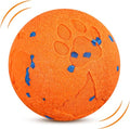Interactive Dog Ball for Large Dogs, Self Moving Toy with Bouncing & Vibrating, 3.1" Chew-Resistant E-TPU, Indestructible, IPX7 Waterproof, Low Noise, Gift Bag,Dark Orange - color: Dark Orange
