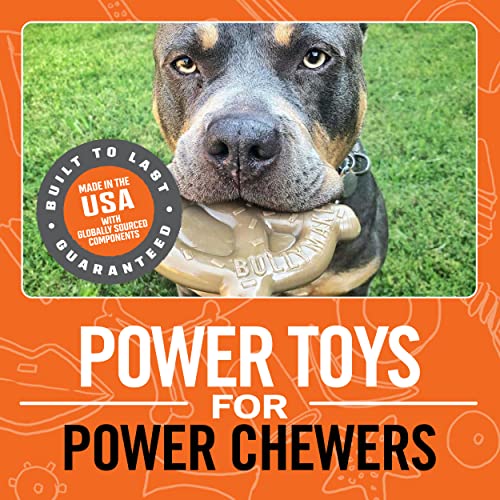 BULLYMAKE Tough Chew Pretzel Dog Toy, Durable Nylon, Aggressive Chewers - style: Pretzel