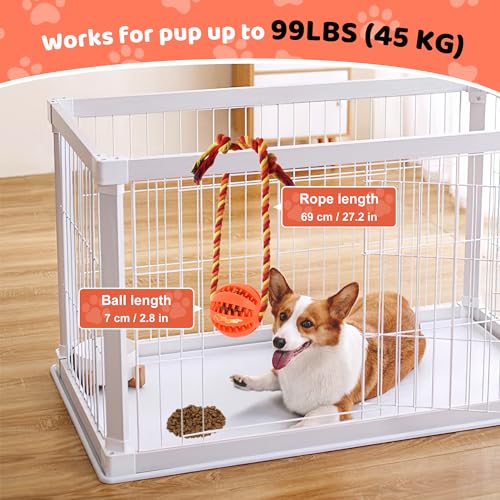 Interactive Dog Toys, Crate Training Aids for Puppies,Orange - color: orange
