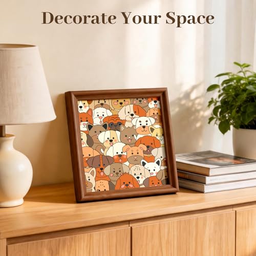 DIY Colorable Wooden Dog Puzzle Frame, Arts and Crafts Kits Toys for Kids - color: Dog