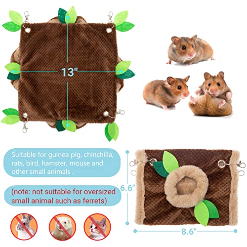 Guinea Pig Hideout, Hammock & Tunnel, Washable Cage Accessories - size: One Size