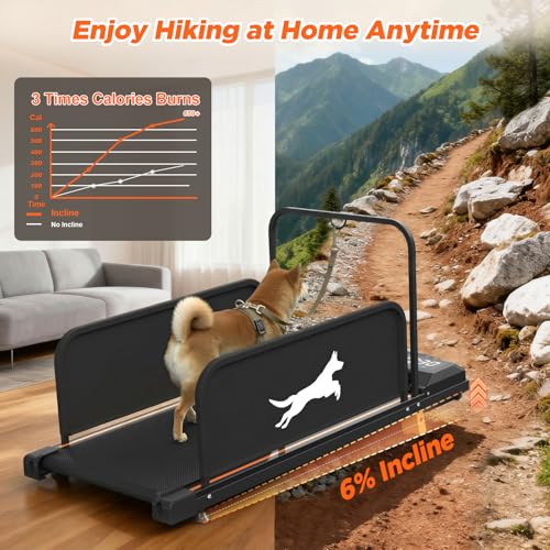 KEIKI Dog Treadmill for Small and Medium Breeds - color: Black Premium