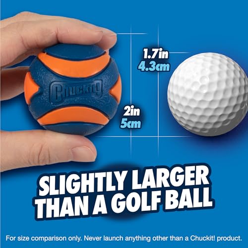 Chuckit! Ultra Squeaker Ball Dog Toy, Small, 2in, 2 Pack - size: Small (2 Pack), style: Squeaker