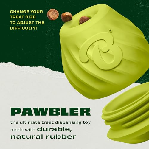 Benebone Pawbler Interactive Treat Dispensing Dog Toy, Small - size: Small/Medium