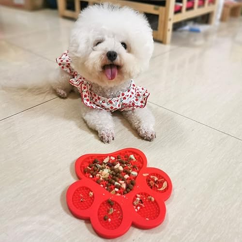Dog Lick Pad, Dog Washing Distraction Device, Slow Eating Cute Mat with Super Suction for Pet Licking Peanut Butter, Bathing, Grooming Training (Green) - color: Green
