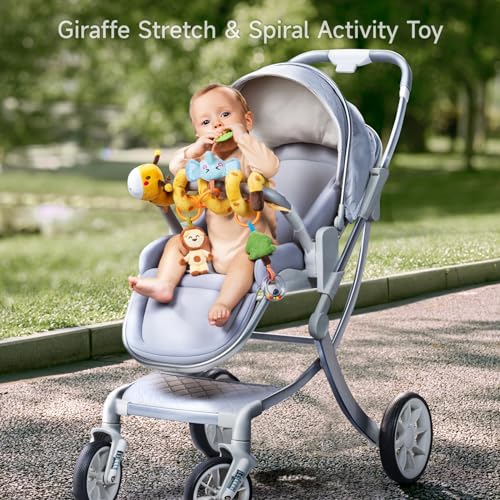TUMAMA KIDS Spiral Car Seat & Stroller Activity Toy Ages 0 and Up - style: Spiral Toy