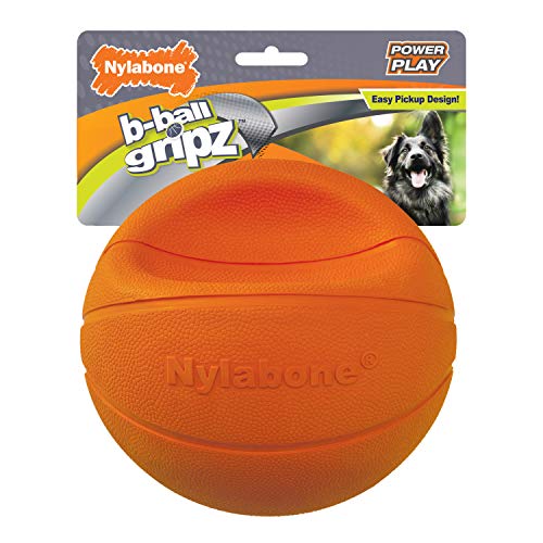 Nylabone Power Play Basketball Gripz Dog Play Toy, Large - size: Large