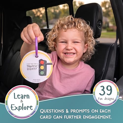 Blu Jay Children's Scavenger Hunt Cards - Travel Edition, Car Game