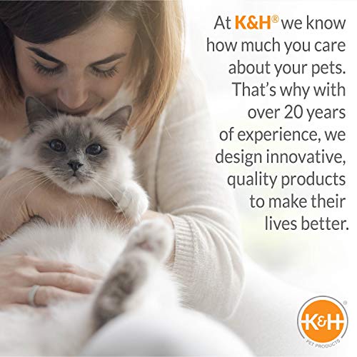K&H Cat Window Perch, EZ Mount Bolster - Fits 27in Wx23in H Glass Spaces - size: 12 X 23 Inches, style: Bolster