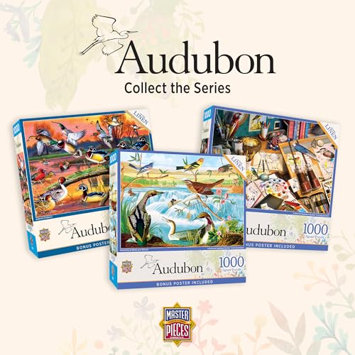MasterPieces 1000 Piece Jigsaw Puzzle for Adults, Family, Or Youth - Songbird Collage - 19.25"x26.75" - style: Songbird Collage