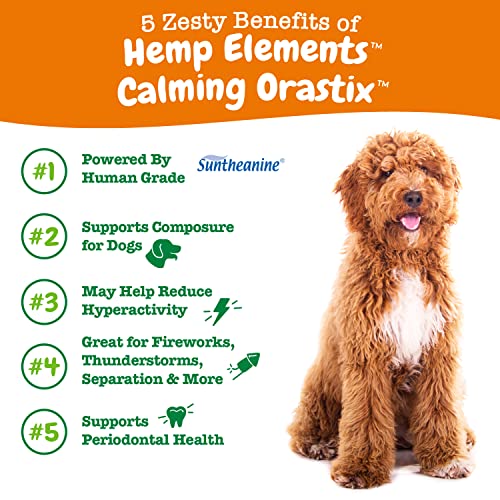 Zesty Paws OraStix Dog Calming Dental Sticks - Peppermint, 12 oz - size: 12 Ounce (Pack of 1)
