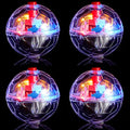 Frienda 4 Pcs Light up Cat Ball LED Motion Ghost Hunting Cat Ball(Clear) - color: Clear