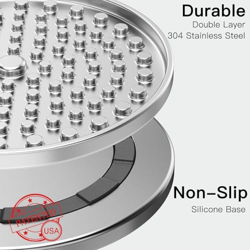 Lick Mat for Dogs & Cats, Double-Wall Stainless Steel, Small-2Pack - color: Small-2Pack