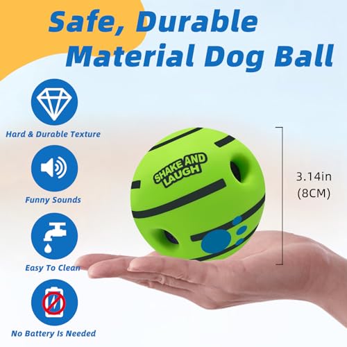 Dog Toys Ball, Interactive, S, 3.14 in (8 cm) - color: Classic, size: S 3.14 in (8 cm)