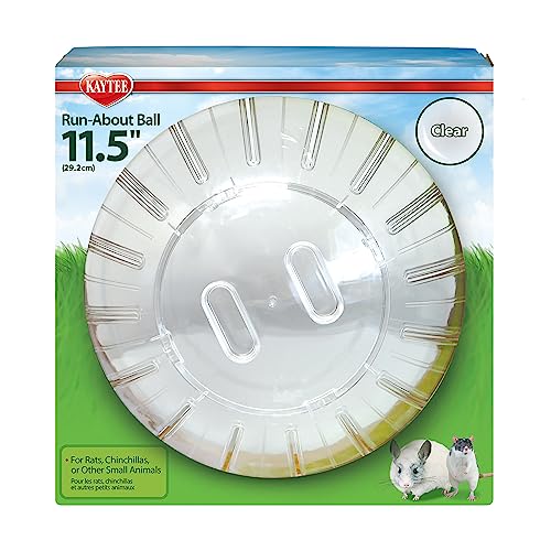 Kaytee 11.5" Clear Run-About Exercise Ball for Hamster & Gerbil Pets - color: Clear, size: 11.5"