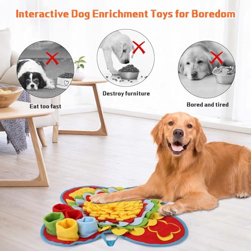Snuffle Mat for Small Medium Dogs Nose Smell Training, Muilticolor - color: Muilticolor