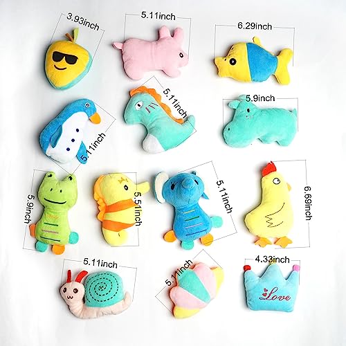 HDMOTU Pack of 26 Soft Small Medium Dog Squeaky Toys for Puppy