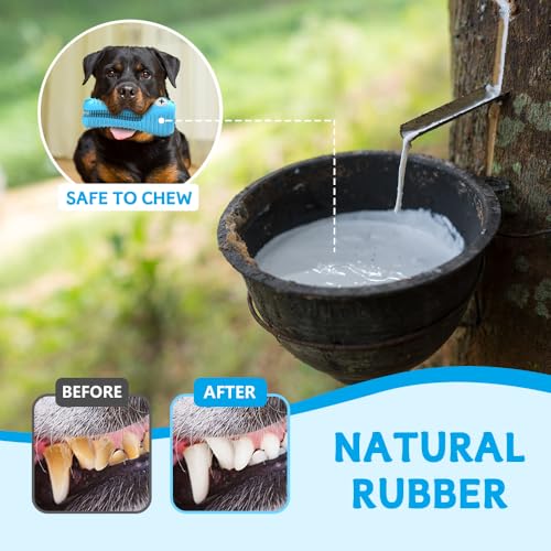 Dog Toys for Aggressive Chewers, Indestructible Toys for Medium Large Breed - color: Blue