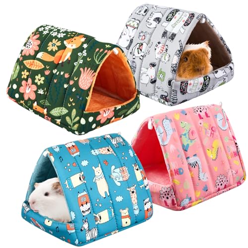 Cinnvoice Guinea Pig Hideout Bed Washable House Cage, Wonder Tale, 7.9 in - size: 7.9 in, style: Wonder Tale