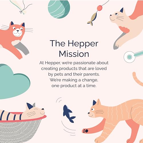 Hepper Whale Plush Toy - Durable Quiet Cat Toy for Indoor Cats