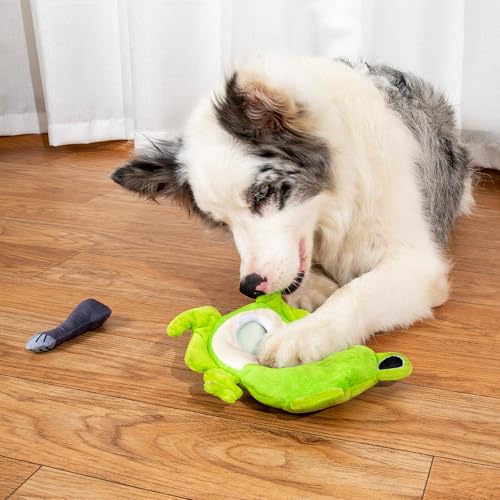 Hollypet Squeaky Hide and Seek Dog Toys for Small and Medium Dogs, Frog - style: Frog