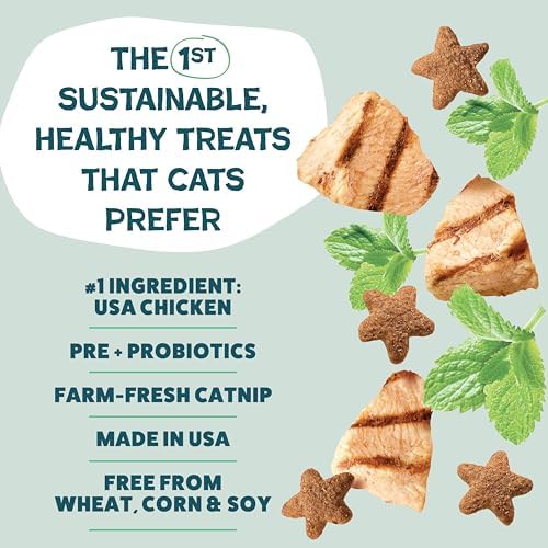 Shameless Pets Catnip N Chill Crunchy Cat Treats (Pack of 2) - size: 2.5 Ounce (Pack of 2)