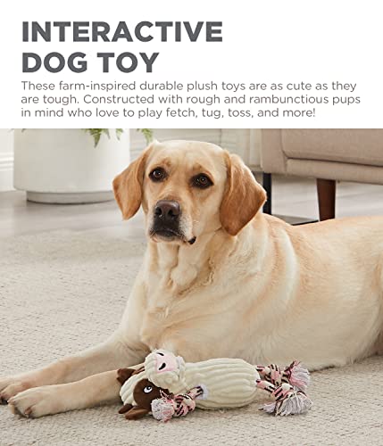 Outward Hound by Charming Pet Ranch Roperz Cow Plush Squeaky Dog Toy - color: Ranch Roperz Cow