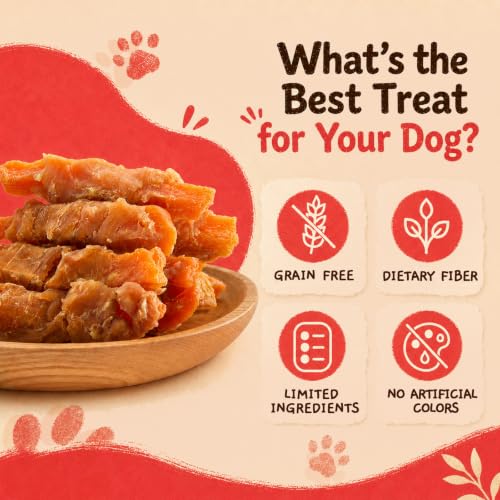 Jungle Calling Chicken & Sweet Potato Treats, Fiber-Rich, Digestible Chews - size: 10.6 Ounce (Pack of 1)