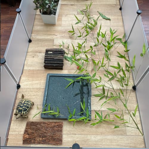 Zerodeko Reptile Tree Bark Terrarium Decor 2 Pack 11.79X7.86X0.79in