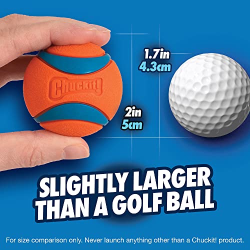 Chuckit! Ultra Ball Dog Toy, Durable Rubber, Small 2-in, 2 Pack - size: Small (2 Pack), style: Ultra