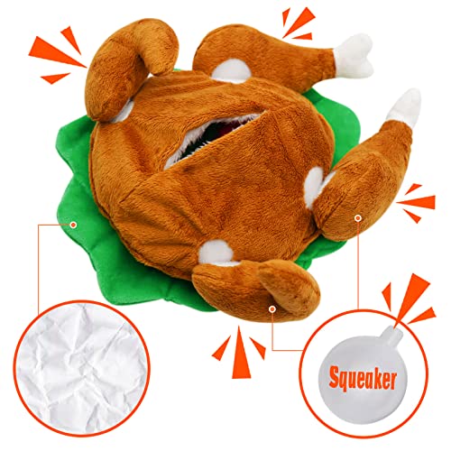 Thanksgiving Dog Toy, Hide and Seek Turkey Puzzle for Small Dogs - style: J-Turkey