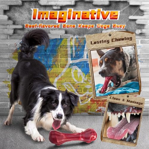 9-Pack Variety Dog Toys for Aggressive Chewers,Medium-Large Dogs - color: For Powerful Chewers（Mad Bunny）